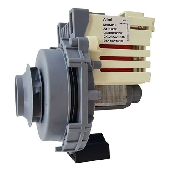 Motor Bomba De Recirculacion Lavavajillas Ariston Original C00303737
