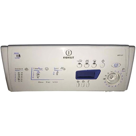 Frente Lavarropas Carga Superior Indesit Wite87 Original